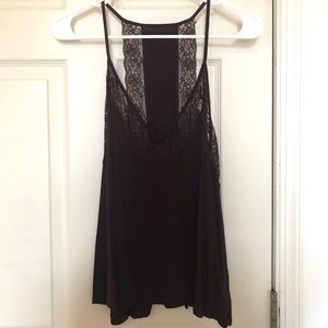 Maroon Lace Soft & Sexy American Eagle Cami